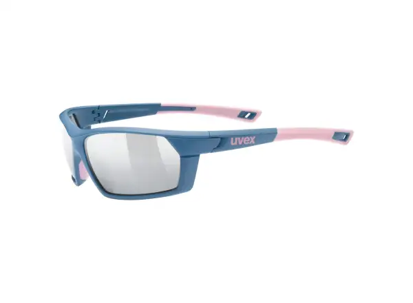 Uvex Sportstyle 225 okuliare Blue Mat Rose/Lit