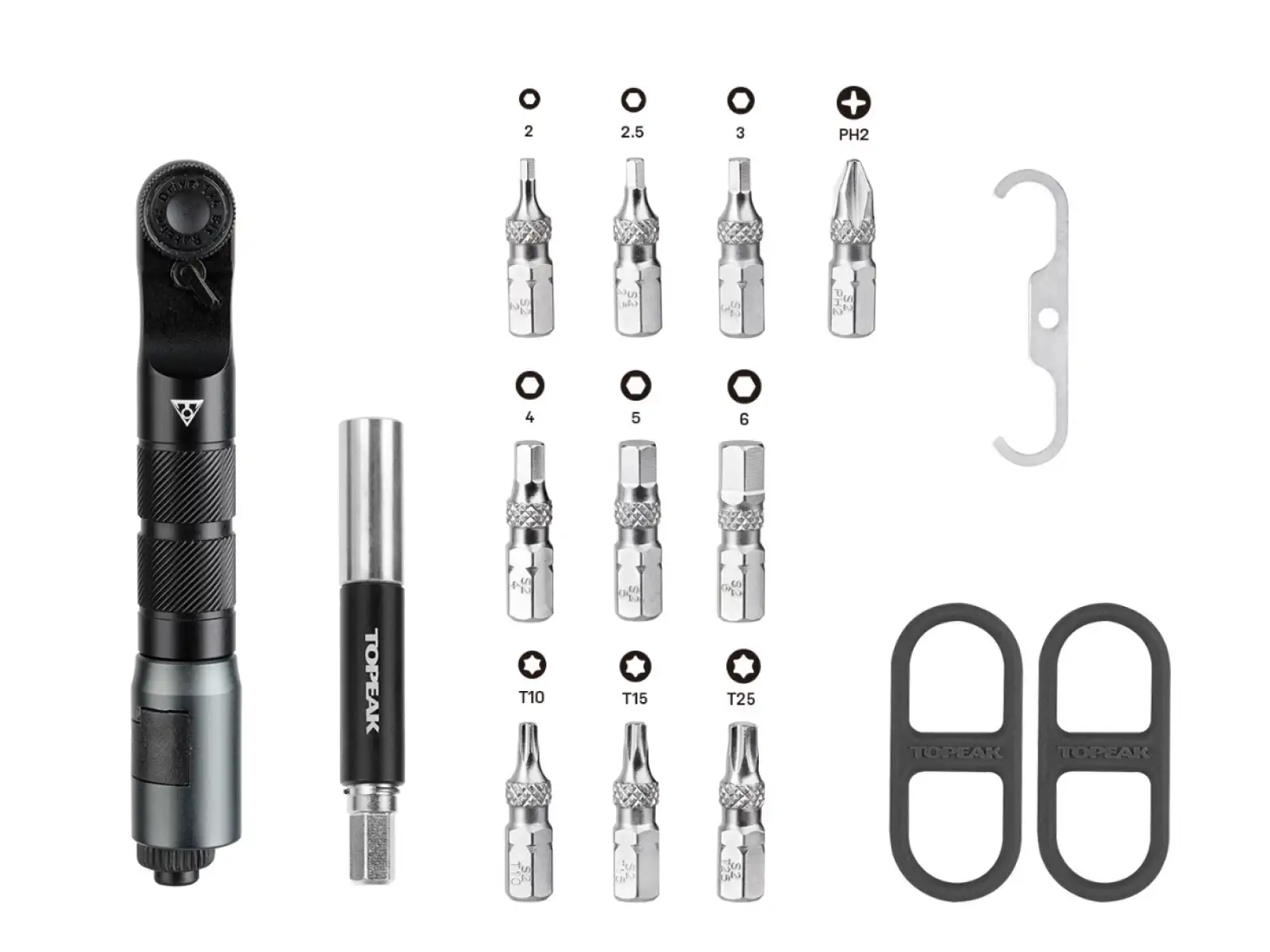 Súprava náradia Topeak Ratchet'n Roll EX s račňou 14 funkcií čierna