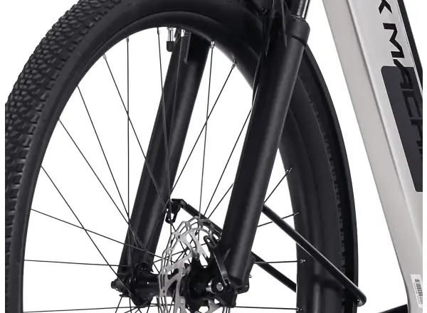 Rock Machine eSTORM 70 TOUR horský elektrobicykel Gloss Silver/Black/Grey