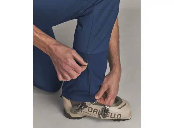 Ortovox Venet Softshell Pants pánske softshellové nohavice Blue Nunatak