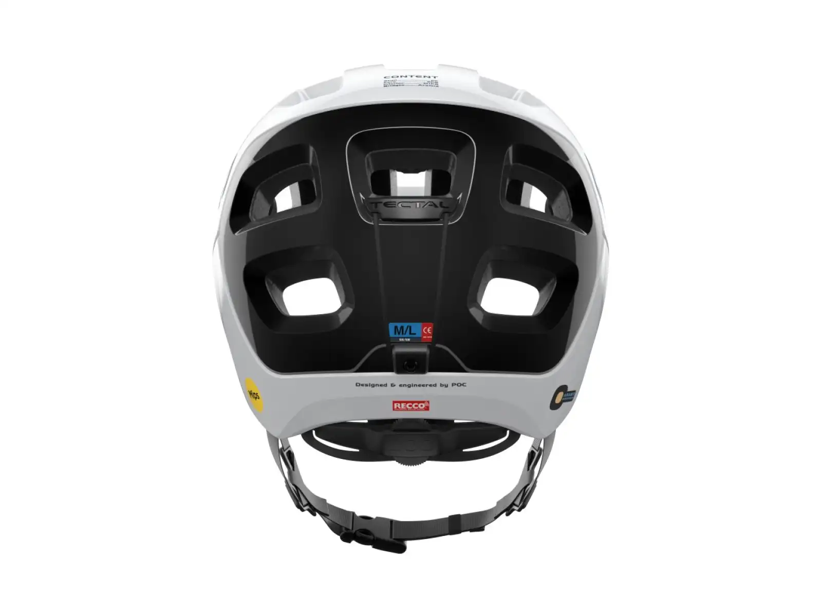 POC Tectal Race MIPS prilba Hydrogen White/Uranium Black