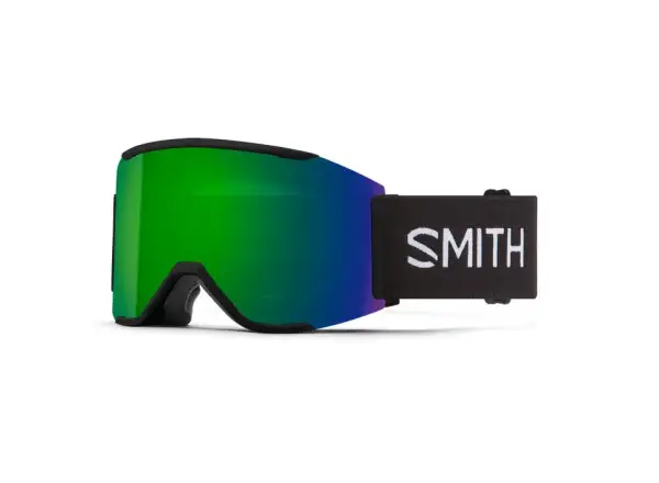 Smith Squad Mag lyžiarske okuliare Black / ChromaPop Sun Green Mirror + ChromaPop Storm Amber