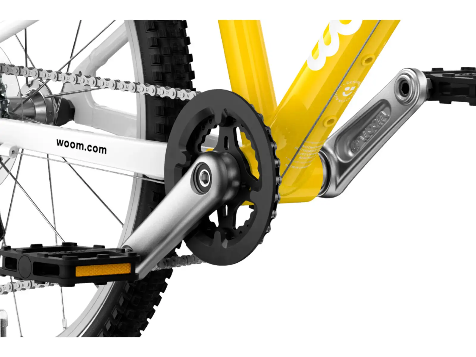 Woom GO 4 detský bicykel 20" Vibrant Yellow