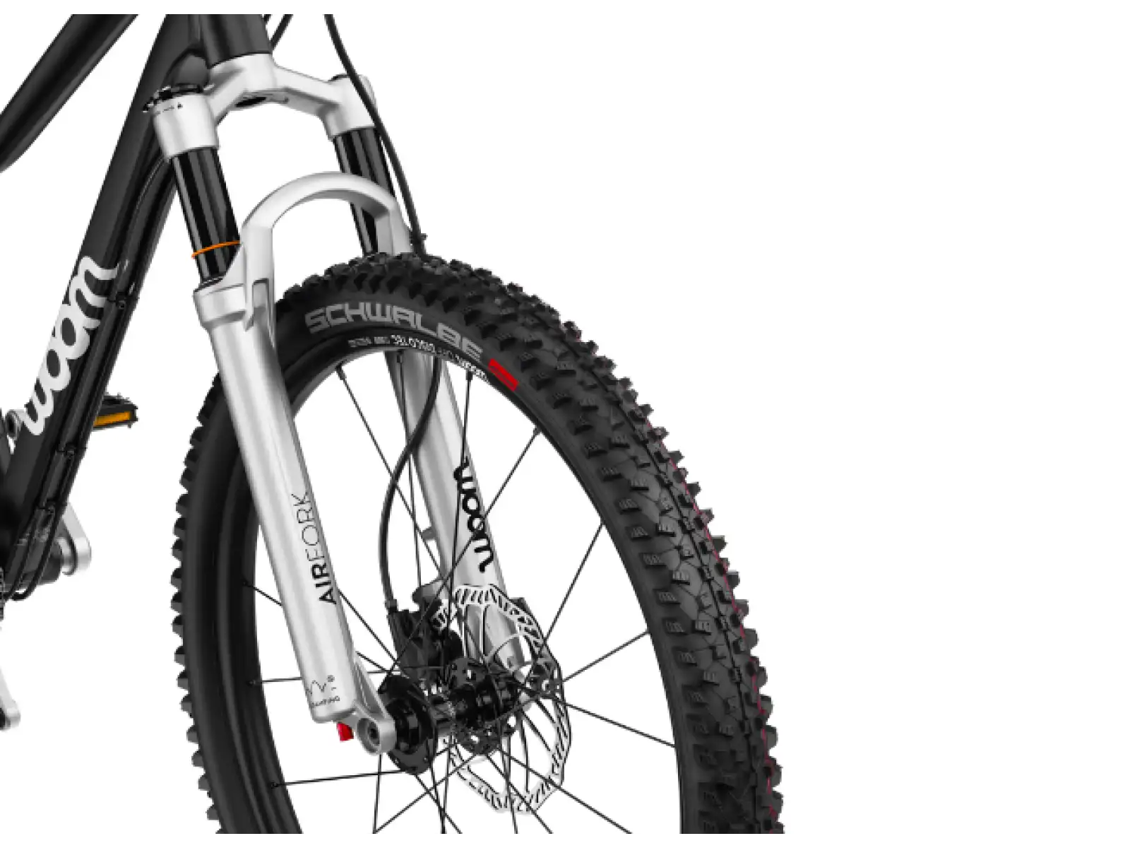 Woom 5 OFF Air Black 24 detský bicykel