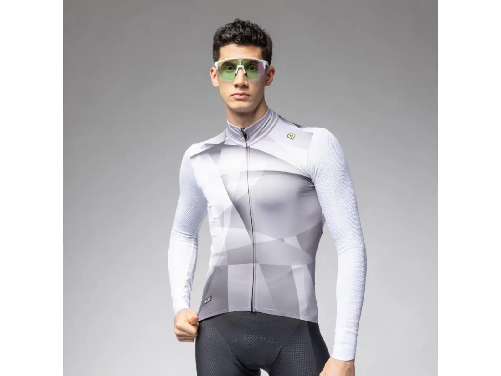 Alé R-EV1 Quick pánsky dres dlhý rukáv White