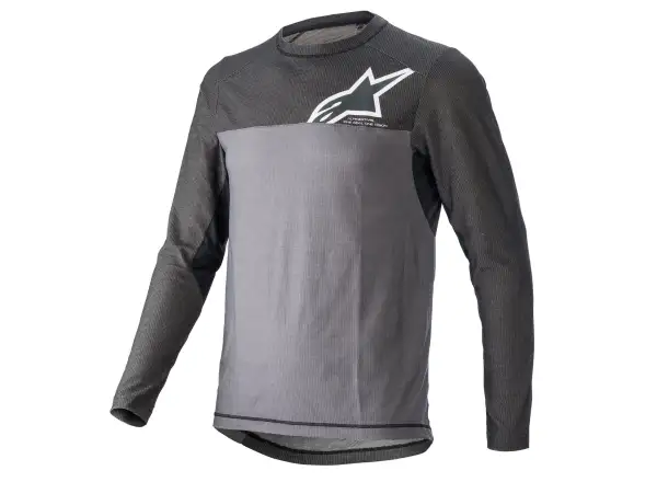 Alpinestars ALPS 8.0 V2 detský dres s dlhým rukávom Anthracite/Black/White