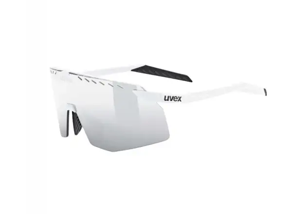 Uvex Pace Stage cyklistické okuliare White matt/Mirror Silver
