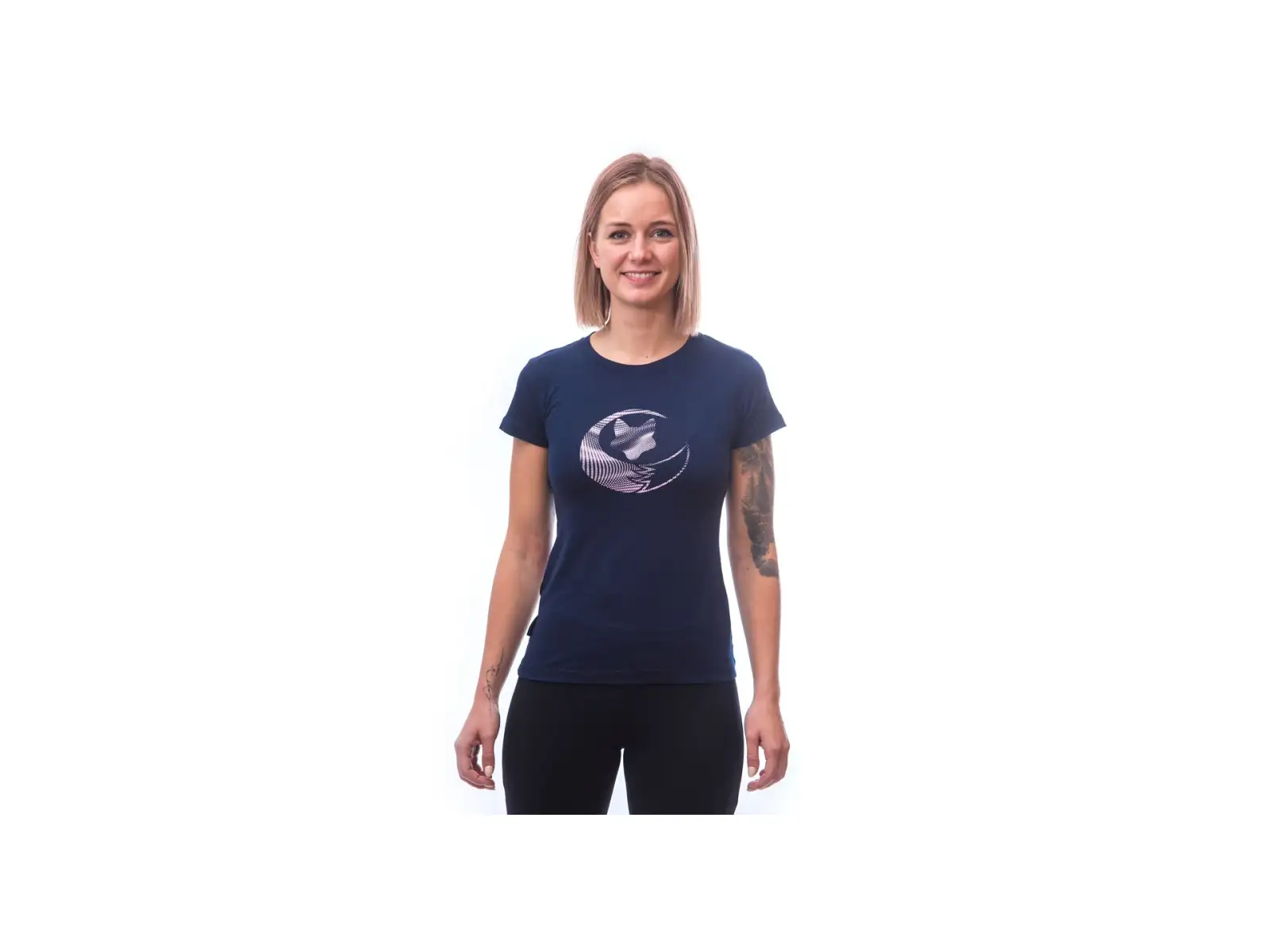 Sensor Merino Active PT Fox dámske tričko krátky rukáv Deep Blue