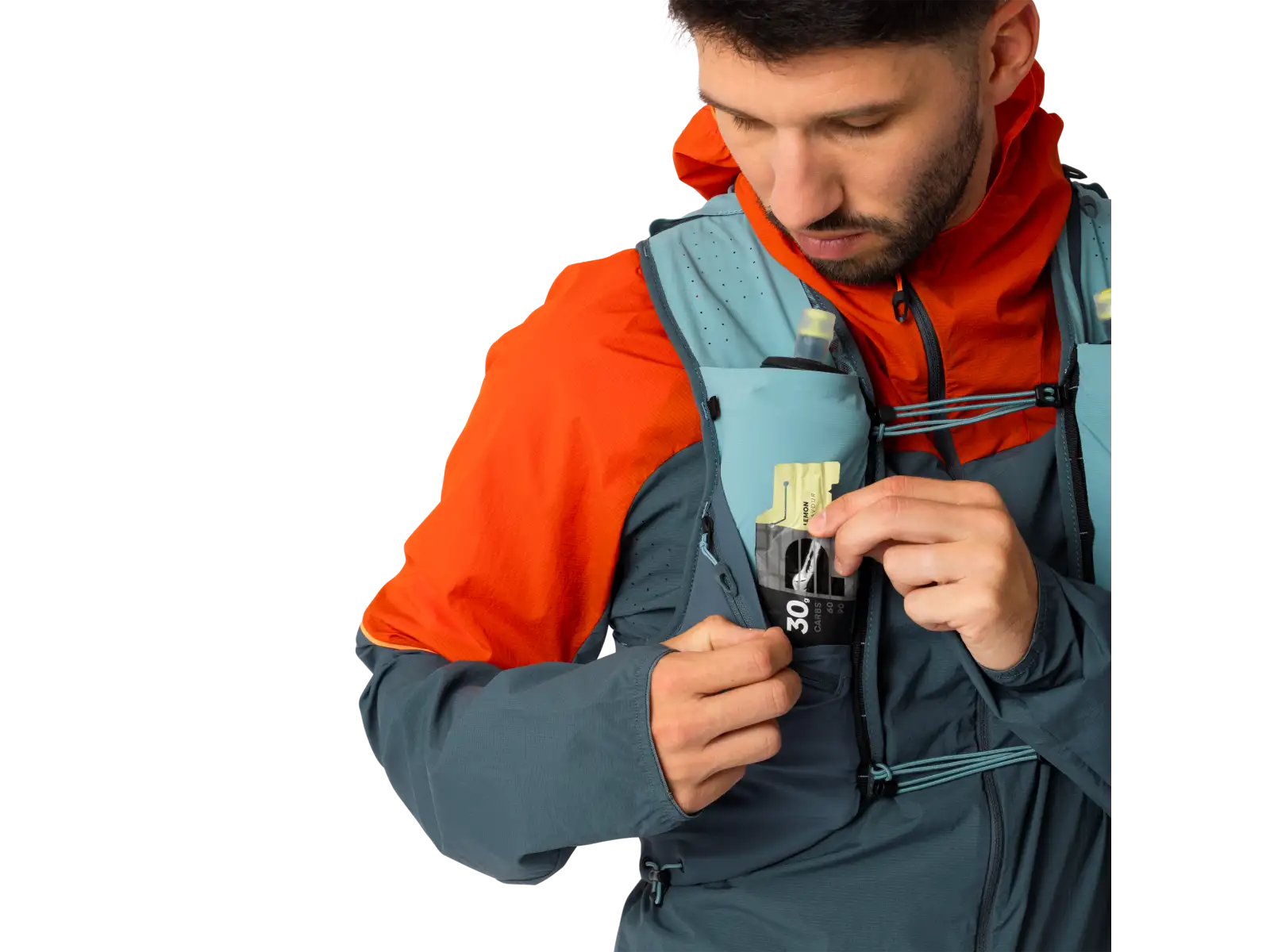 Dynafit Alpine 15 l bežecká vesta Smoke Blue/Cinder