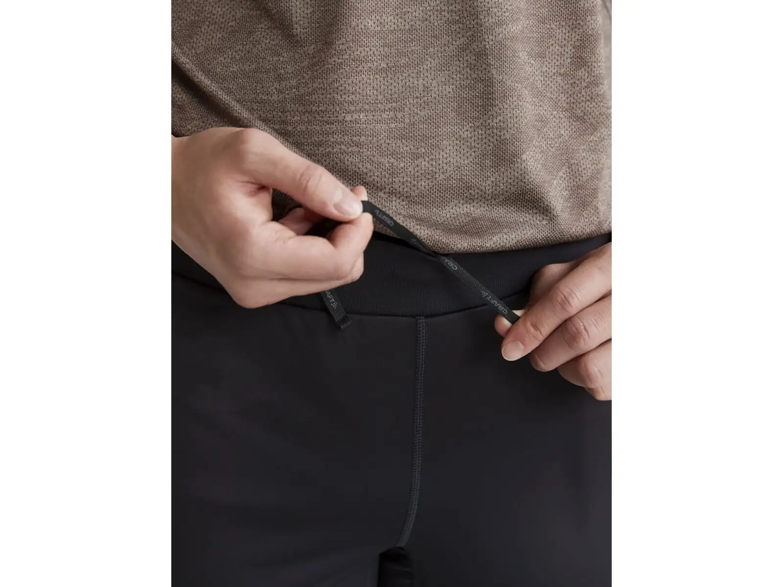Craft ADV Essence Warm Wind Tights pánske nohavice čierna