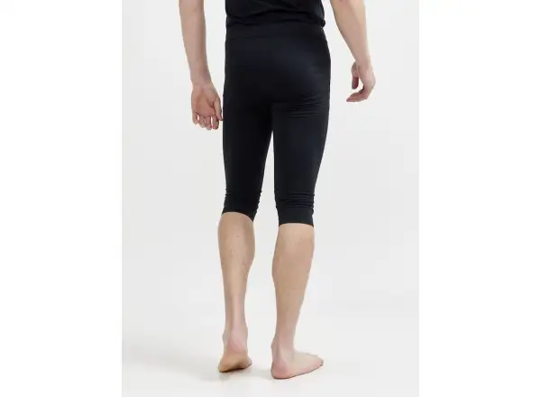 Craft Core Dry Active Comfort pánske spodné 3/4 nohavice čierna
