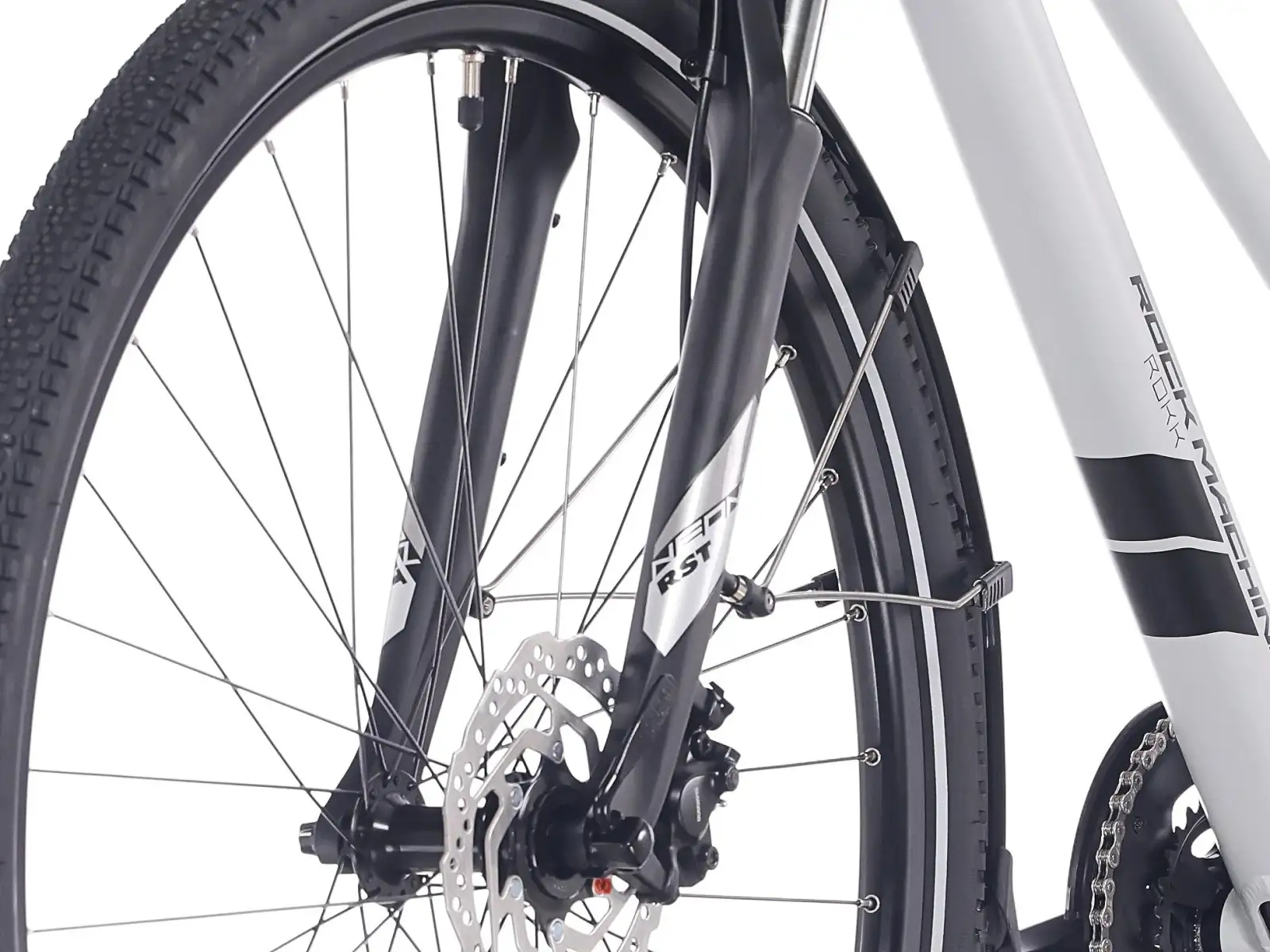 Rock Machine Rokk 40 Easy Entry trekingový bicykel Gloss Limerock Grey