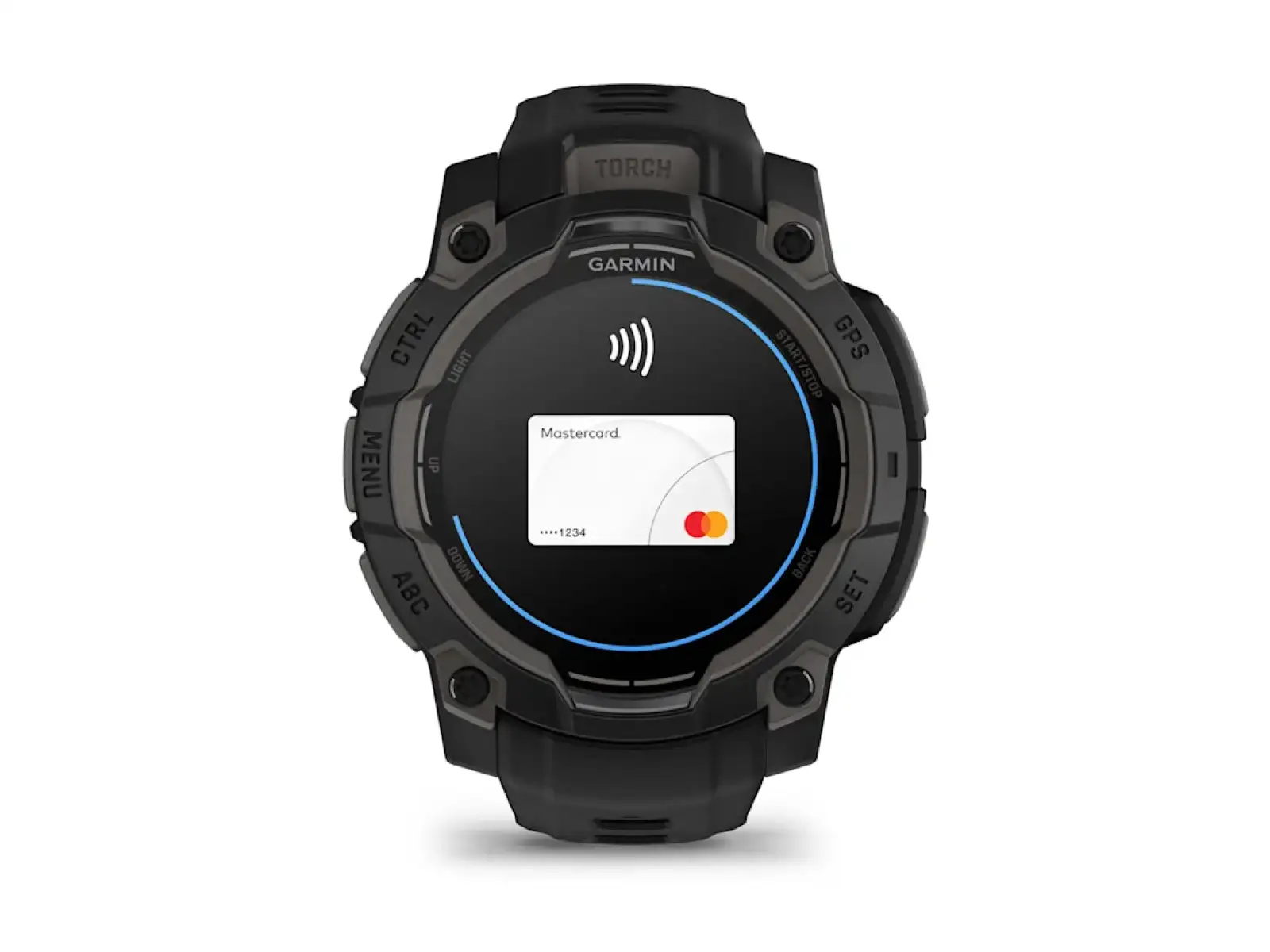 Garmin Instinct 3 Amoled 45 mm inteligentné hodinky Black/Black remienok