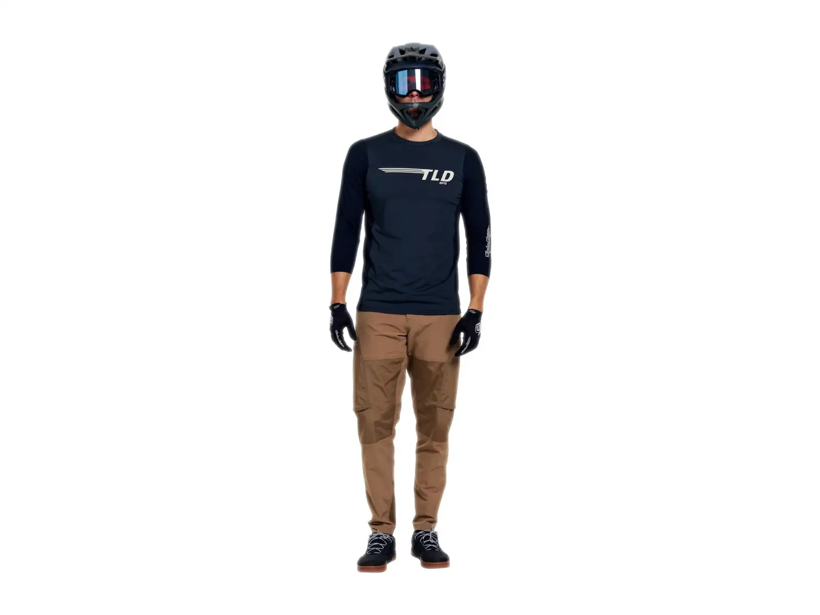 Troy Lee Designs Ruckus Ride pánsky dres 3/4 rukáv Wings Carbon