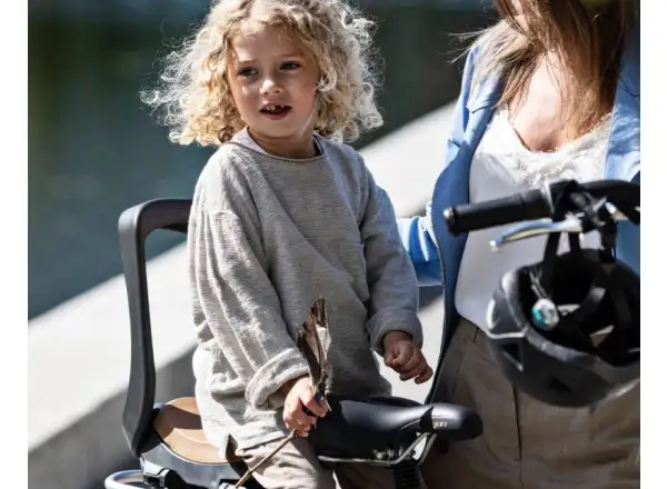 Urban Iki Junior zadná sedačka s adaptérom na nosič Bincho Black/Kurumi Brown