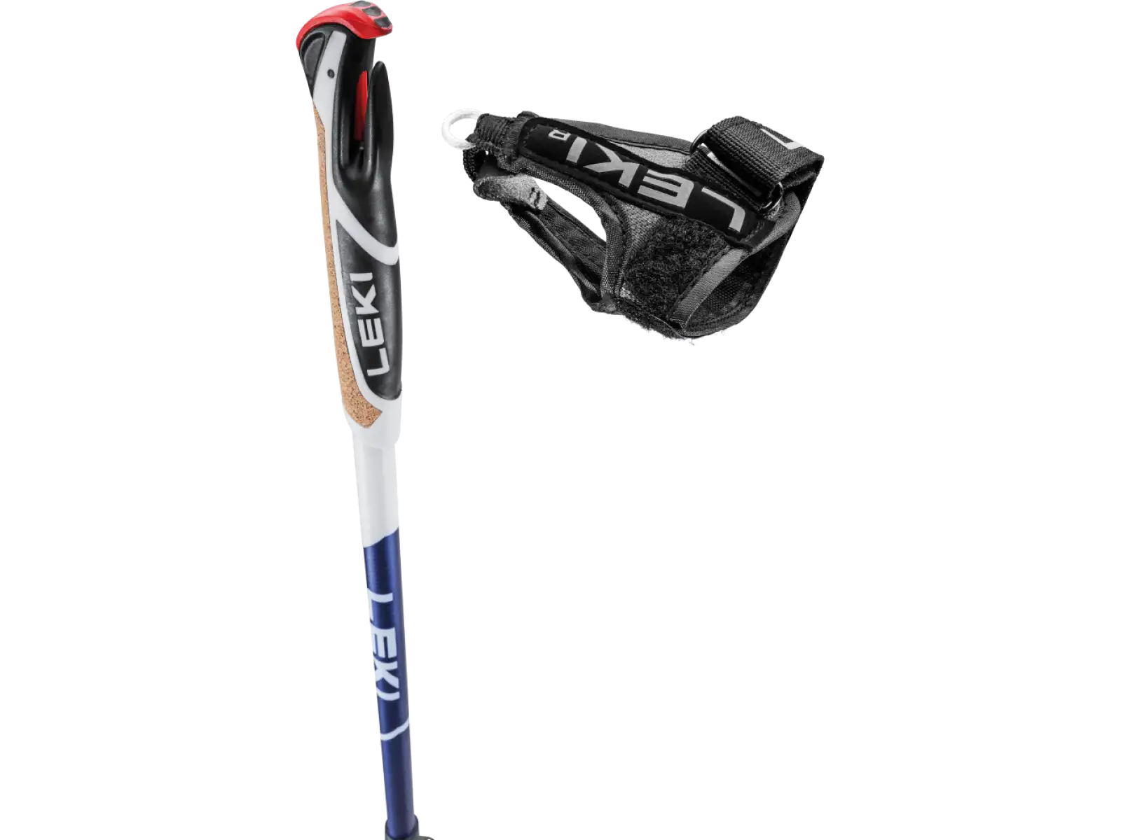 Leki Smart Supreme trekingové palice Midnightblue/White veľ. 100-130 cm