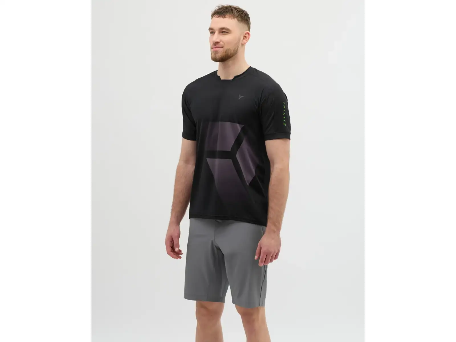 Silvini Gallo pánsky voľný dres krátky rukáv Black/Grey