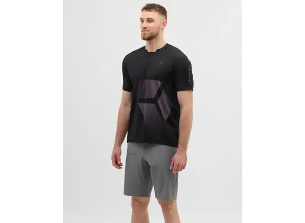 Silvini Gallo pánsky voľný dres krátky rukáv Black/Grey