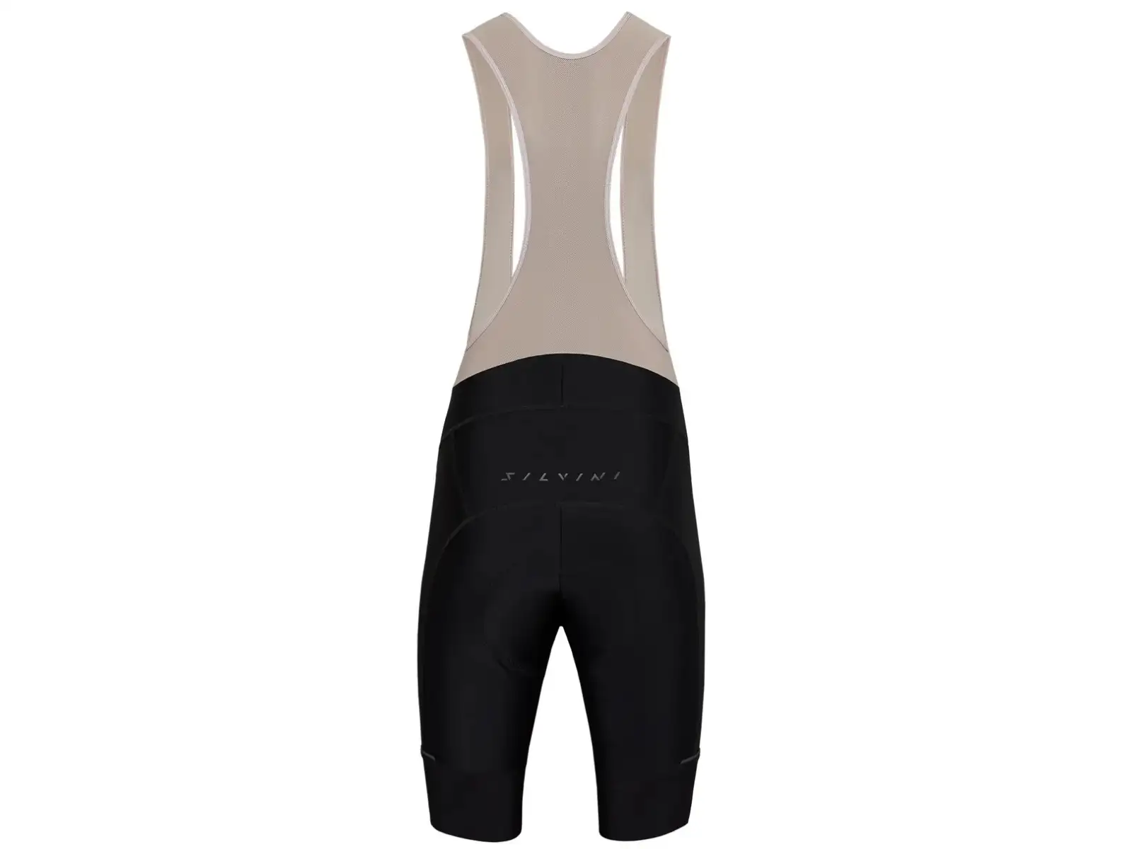 Silvini Suela Bib dámske kraťasy s trakmi a vložkou Black/Cream