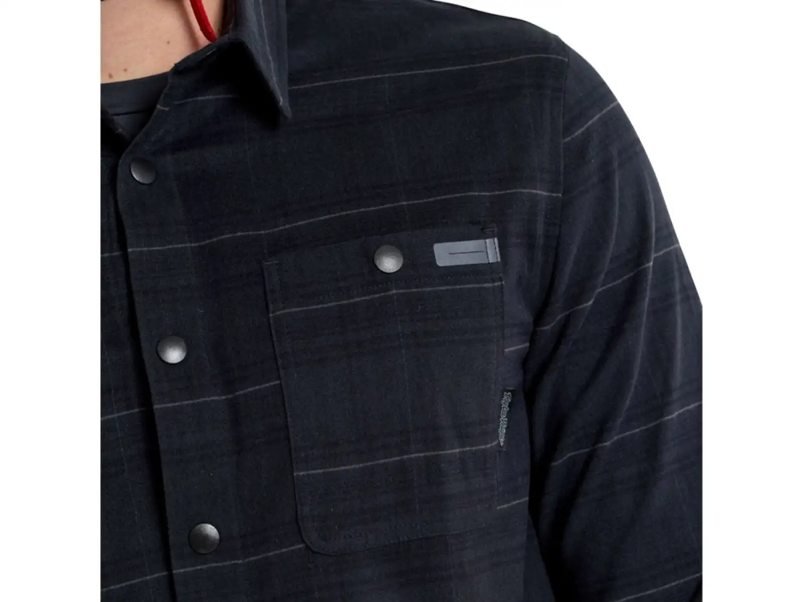 Troy Lee Designs Grind Flannel pánska košeľa Plaid Carbon