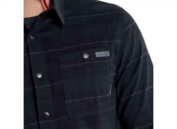 Troy Lee Designs Grind Flannel pánska košeľa Plaid Carbon