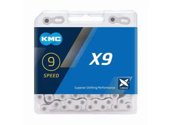 Reťaz KMC X9 (strieborná, 114 článkov)