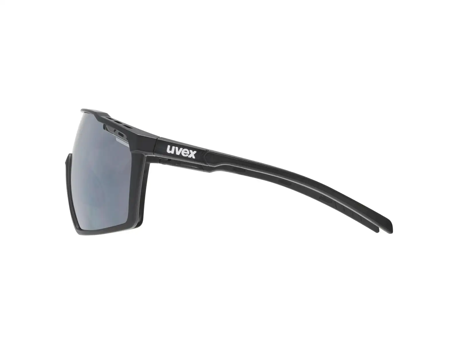 Uvex MTN Perform cyklistické okuliare Black Mat/Mirror Silver