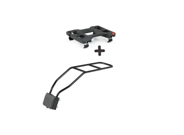 Urban Iki zadná sedačka s adaptérom a nosičom na rám SET Bincho Black/Kurumi Brown