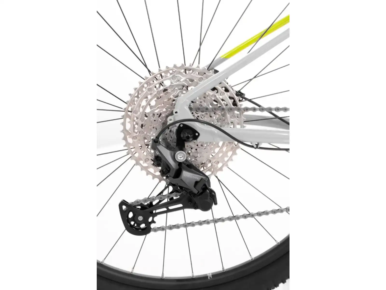 Rock Machine Torrent 60-29 gloss light grey/dark grey/yellow horský bicykel
