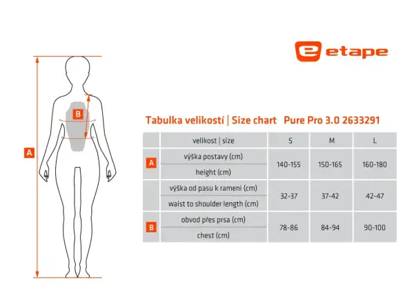 Etape Pure Pro 3.0 dámsky chránič chrbtice