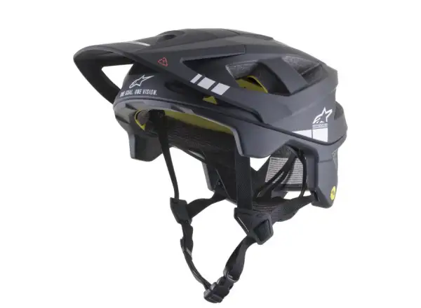 Alpinestars Vector Tech MIPS enduro prilba Black/Light Grey Matt