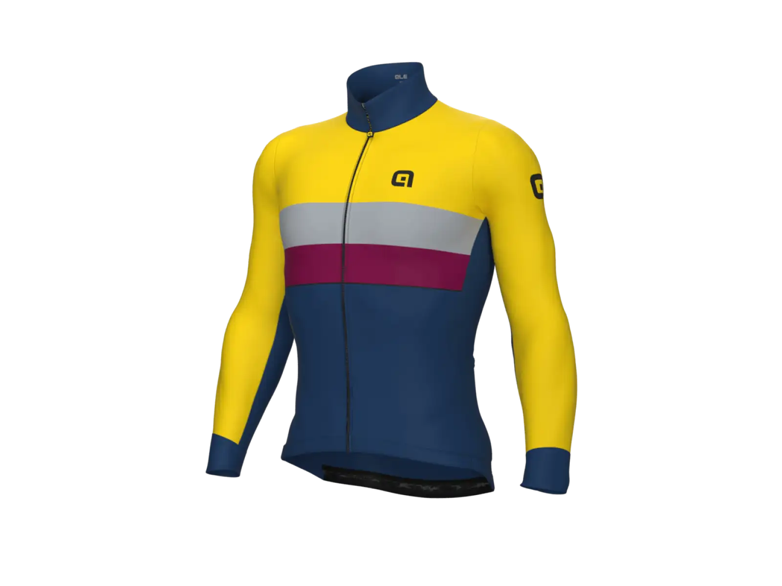 Alé Chaos Off Road-Gravel pánsky zateplený dres dlhý rukáv yellow