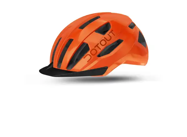 Prilba Dotout Adapto Shiny Orange Fluo