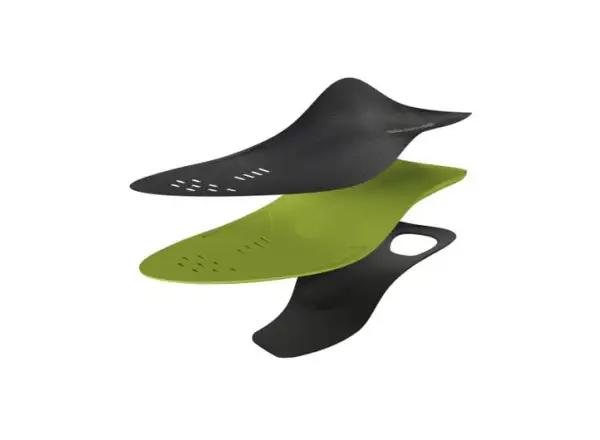 Vložky do topánok Ergon IP Pro Solestar čierna/zelená