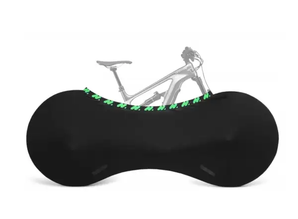 Montone bike mKayak PRO 2.0 E obal na e-kolo pre vnútorné použitie čierna/zelená.