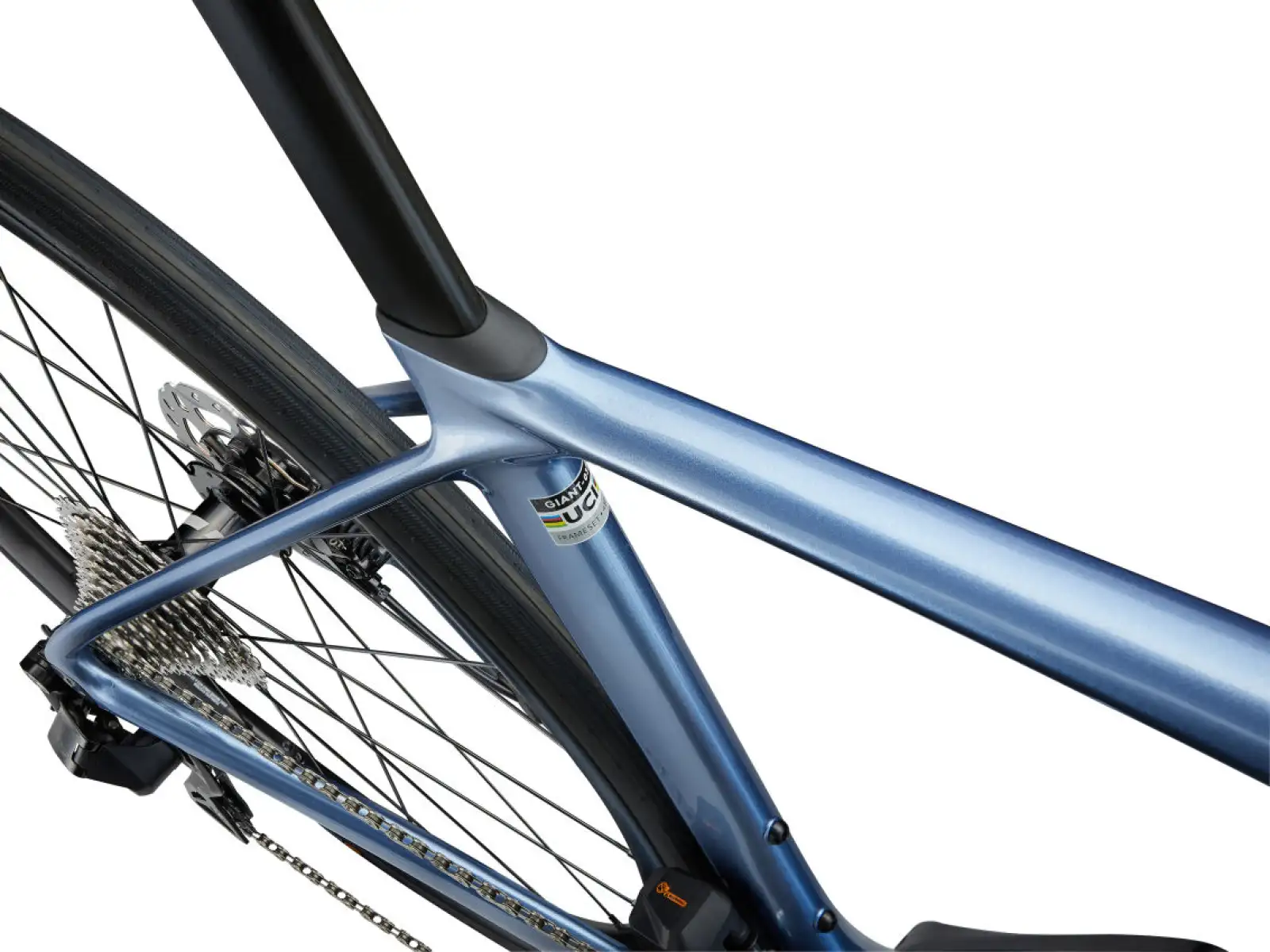 Giant TCR Advanced 0 PC cestný bicykel Frost Silver