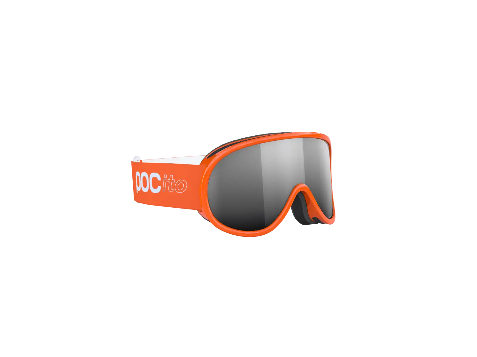 POC POCito Retina detské lyžiarske okuliare Fluorescent Orange/Partly Sunny Silver
