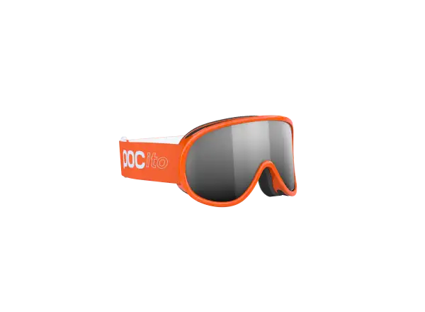 POC POCito Retina detské lyžiarske okuliare Fluorescent Orange/Partly Sunny Silver
