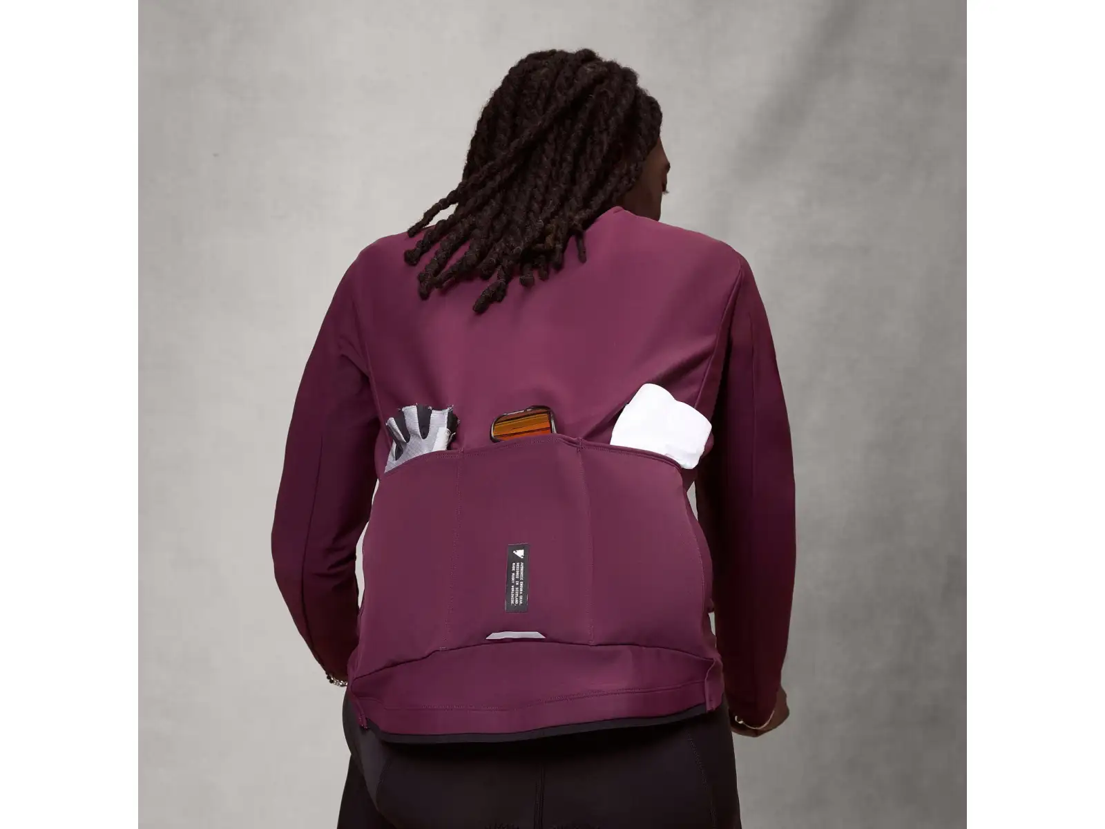 Endura Loop Ride pánsky dres dlhý rukáv Black Cherry