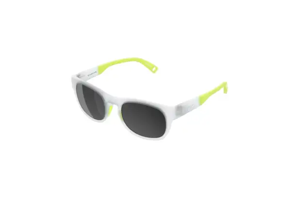 POC Evolve Transparant detské okuliare Crystal/Fluorescent Limegreen