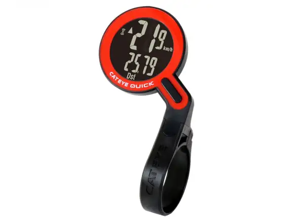 CatEye Quick RS100W computer čierna/červená