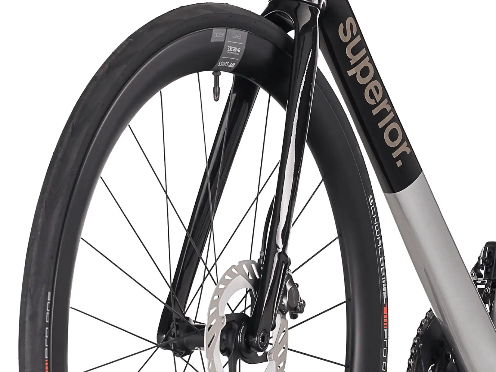 Superior RR 9.8 cestný bicykel Gloss Chrome Silver/Black Metallic
