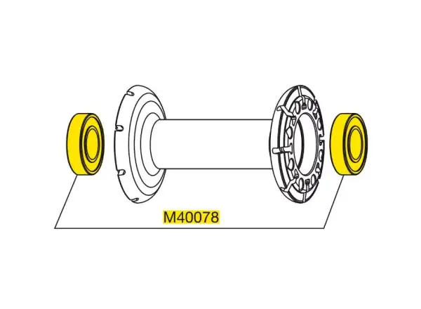 Mavic Bearing Kit pre predný náboj (M40078)