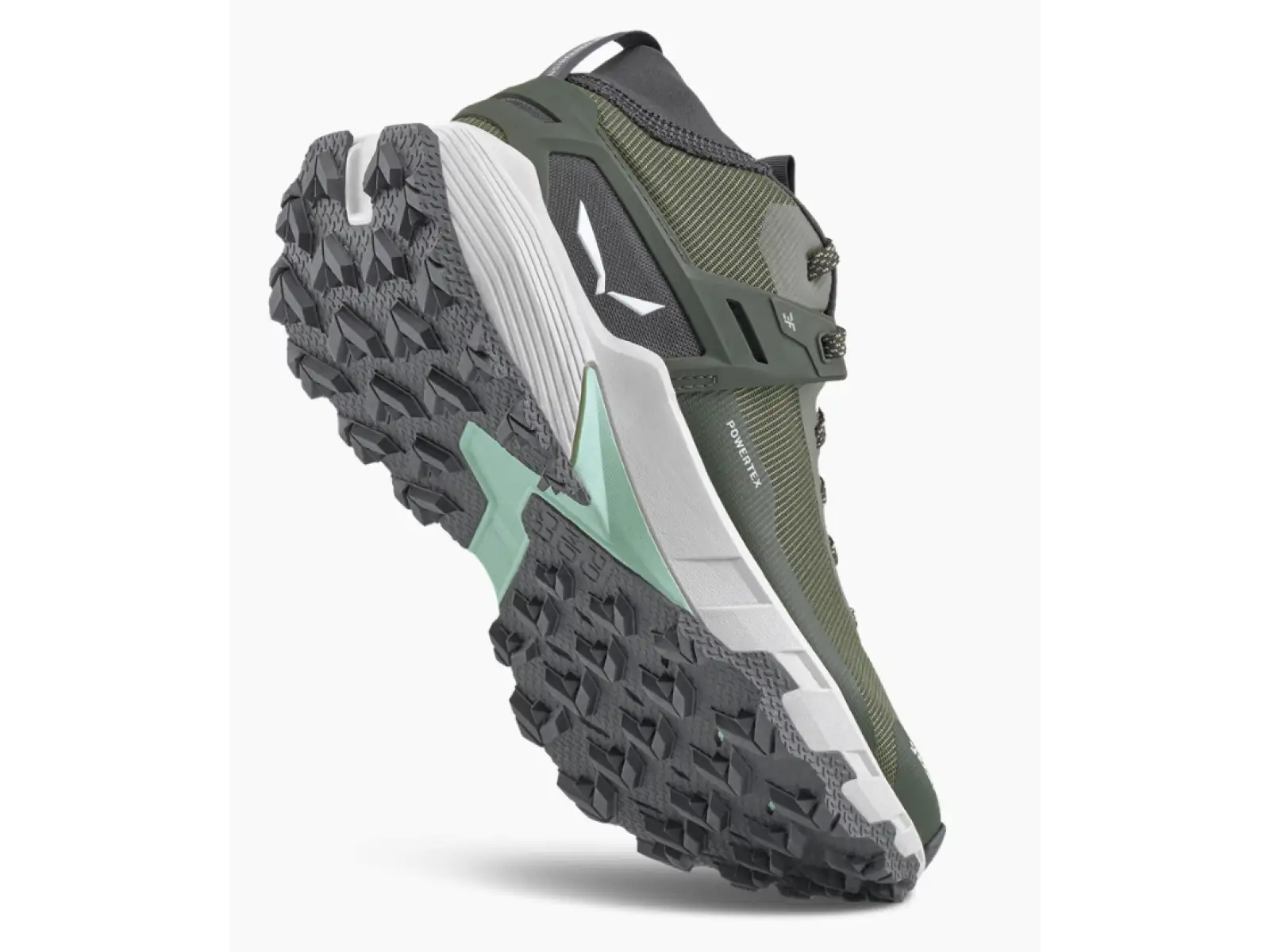 Salewa Pedroc 2 MID PTX dámske topánky Faded Green / Dark Olive