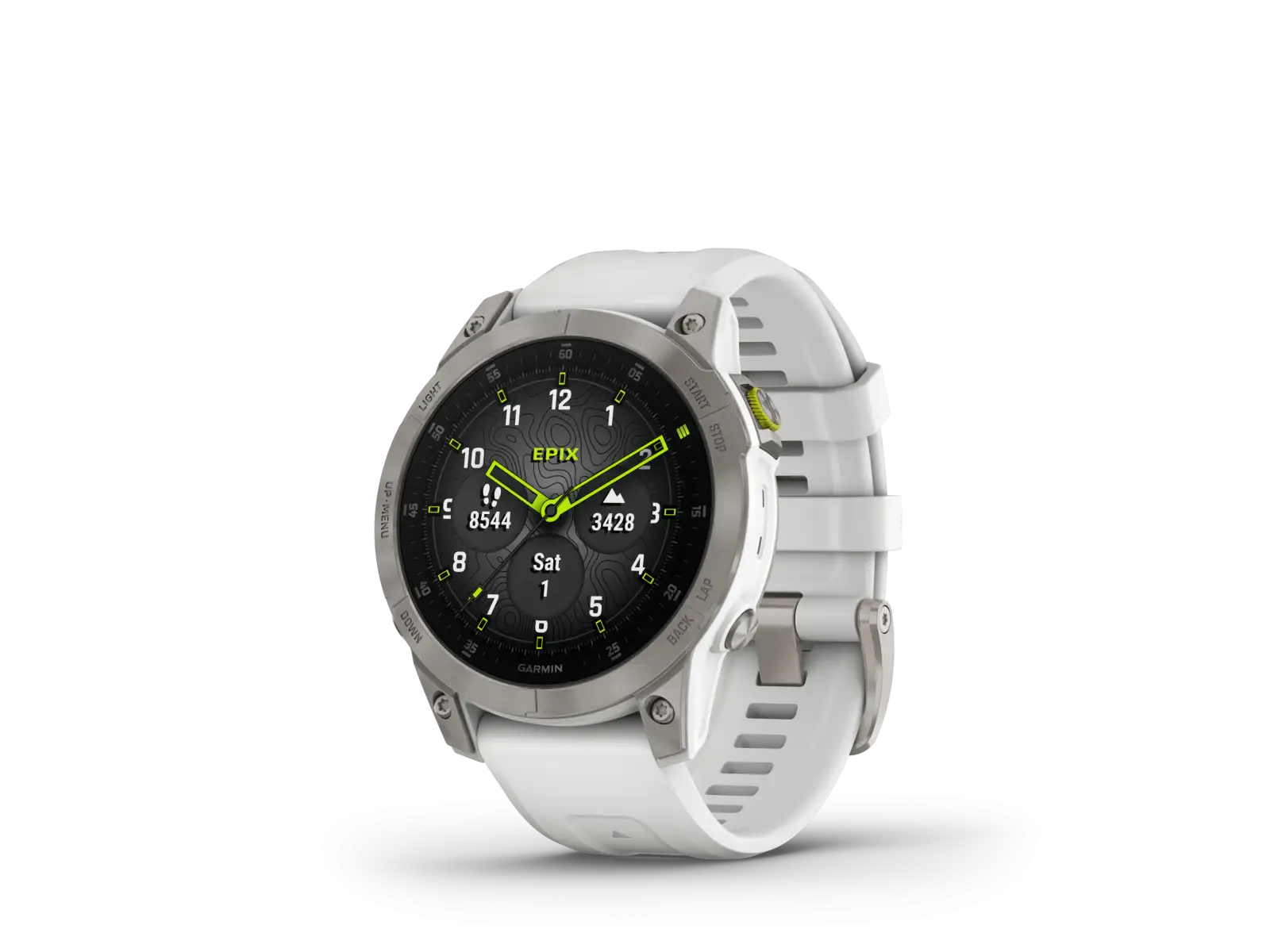 Garmin epix Gen 2 Sapphire Edition smart hodinky Titanium/White