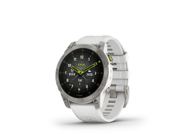 Inteligentné hodinky Garmin epix Gen 2 Sapphire Edition Titanium/White