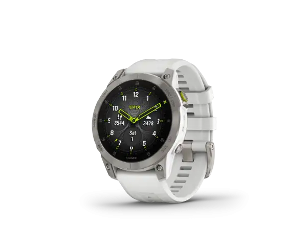 Garmin epix Gen 2 Sapphire Edition smart hodinky Titanium/White