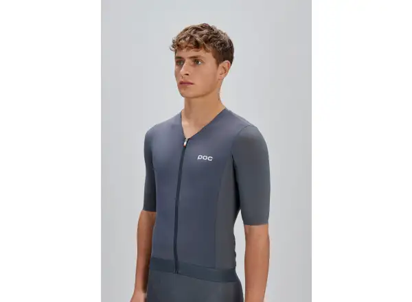 POC Raceday pánsky dres krátky rukáv Sylvanite Grey