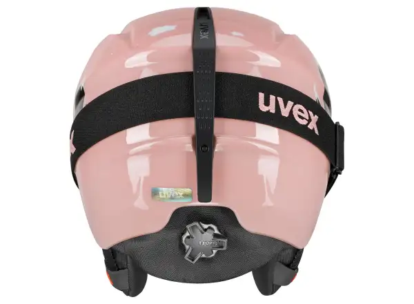 Uvex Viti set lyžiarska prilba a okuliare pink penguin