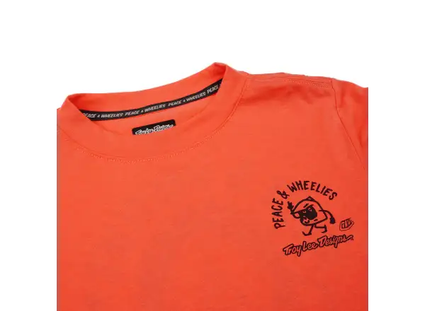 Troy Lee Designs Skyline Ride Tee detský dres krátky rukáv P&W Melon
